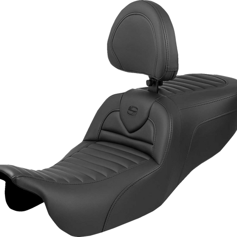 SADDLEMEN Roadsofa™ Seat with Backrest for FLRT/FLTRT 2015-2025 - Part #815-07-202B0