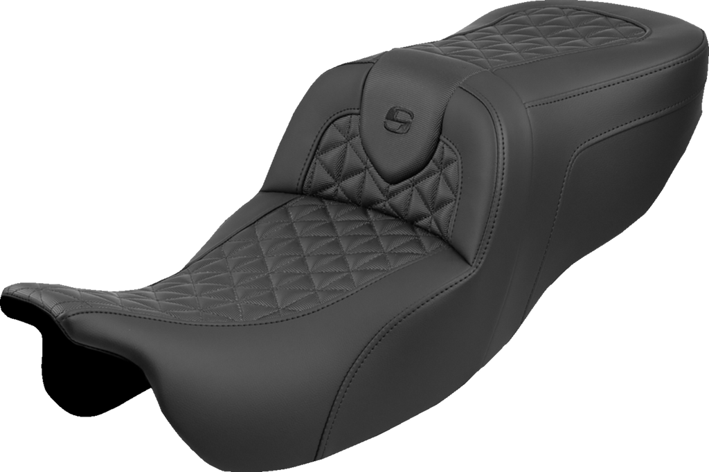 SADDLEMEN Roadsofa™ Seat without Backrest for FLRT/FLTRT 2015-2025 - Tri-Gripper Model