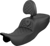 SADDLEMEN Roadsofa™ Seat with Backrest for FLRT/FLTRT 2015-2025 – Part Number 815-07-210B0