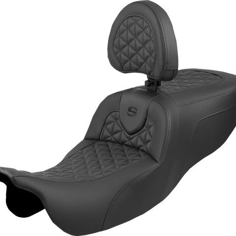 SADDLEMEN Roadsofa™ Seat with Backrest for FLRT/FLTRT 2015-2025 – Part Number 815-07-210B0