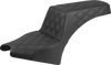 SADDLEMEN Step-Up Seat with Lattice Stitch for Indian Scout '25 - Part No. I25-33-175