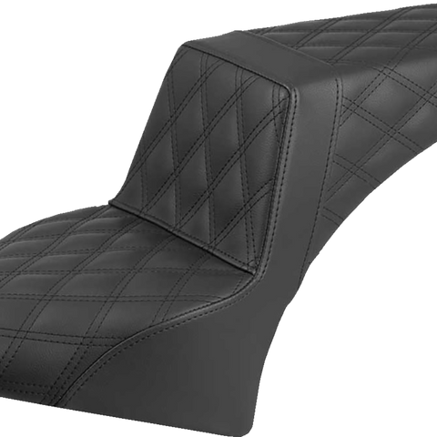 SADDLEMEN Step-Up Seat with Lattice Stitch for Indian Scout '25 - Part No. I25-33-175