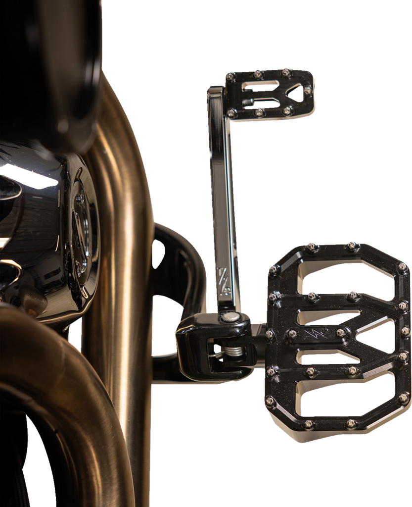 THRASHIN SUPPLY CO. Mini Aggressor Rear Floorboards TSC-2031-1-D in Black