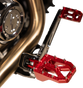 THRASHIN SUPPLY CO. Aggressor Footpegs - Rear- Red TSC-2022-2-D