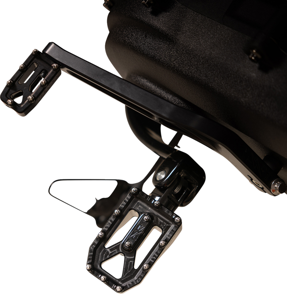THRASHIN SUPPLY CO. Aggressor Footpegs - Rear - Black TSC-2022-1-D
