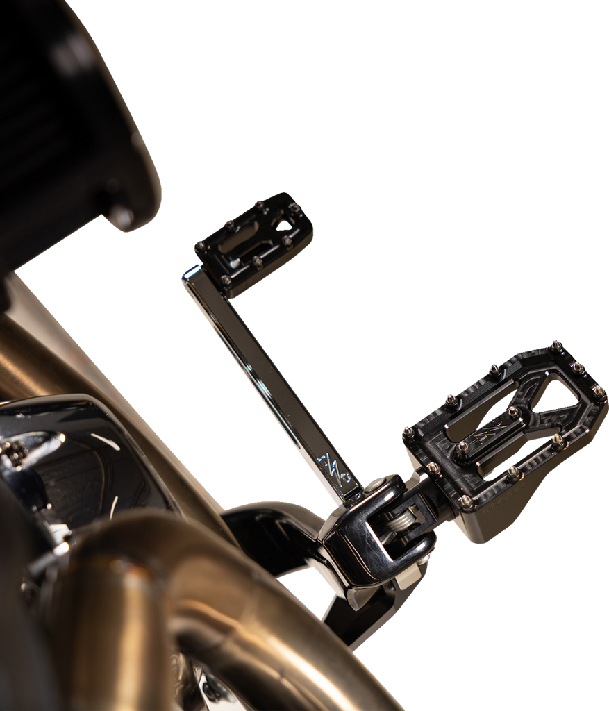 THRASHIN SUPPLY CO. Aggressor Footpegs - Rear - Black TSC-2022-1-D