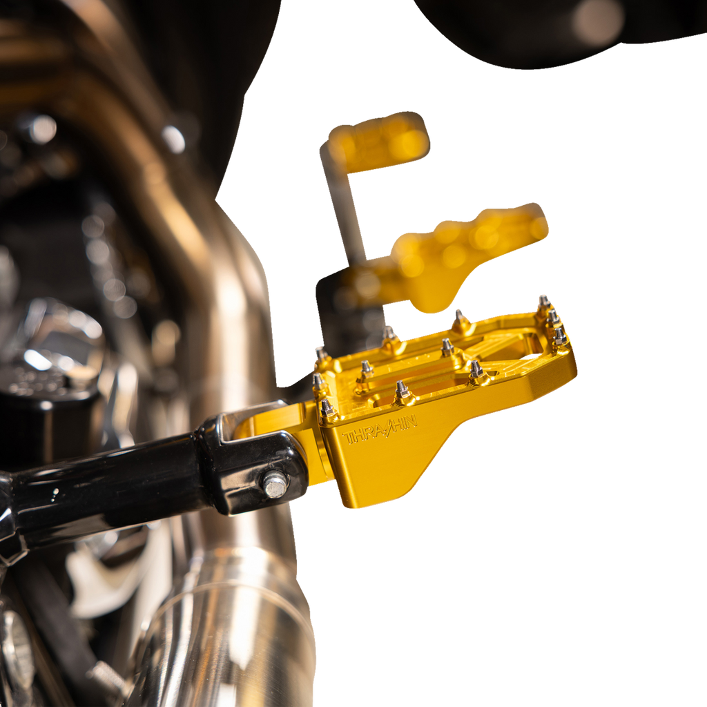 THRASHIN SUPPLY CO. Aggressor Footpegs - Rear - Gold TSC-2022-5-D