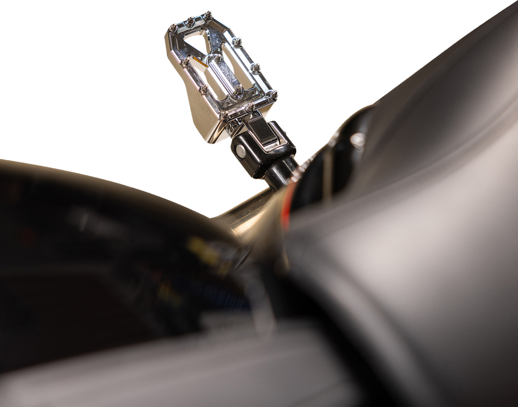 THRASHIN SUPPLY CO. Aggressor Rear Foot Pegs Chrome TSC-2022-3-D for Harley Davidson '72-'25