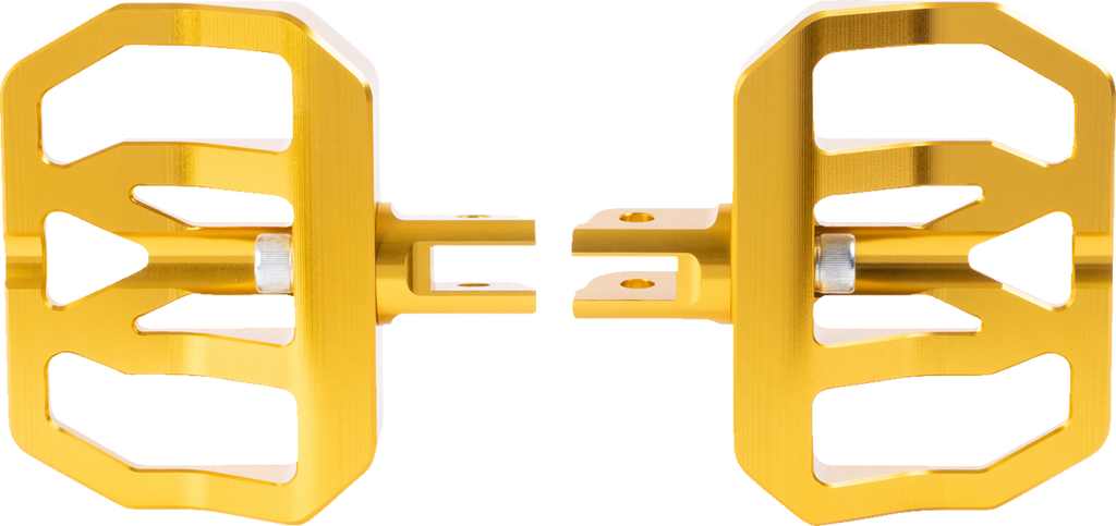 THRASHIN SUPPLY CO. Mini Aggressor Floorboards Chrome - Front TSC-2031-3-SF