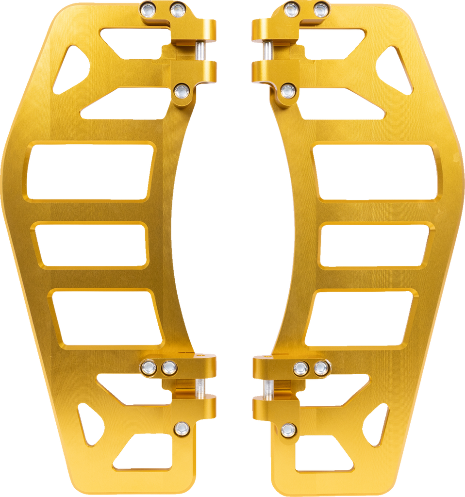 THRASHIN SUPPLY CO. Aggressor Floorboards - Gold TSC-2219-5