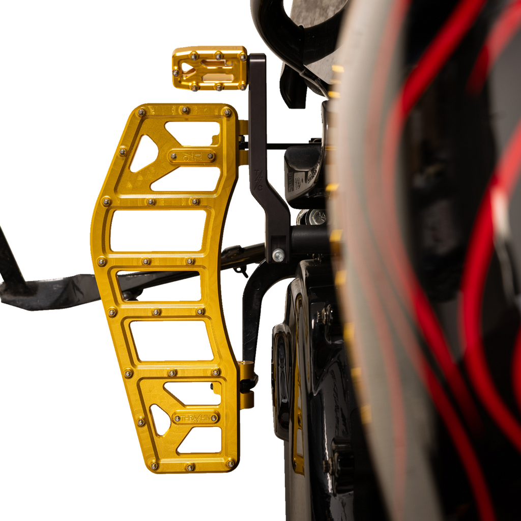 THRASHIN SUPPLY CO. Aggressor Floorboards - Gold TSC-2219-5