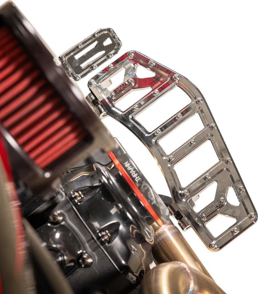 THRASHIN SUPPLY CO. Aggressor Floorboards - Chrome TSC-2219-3