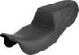 SADDLEMEN Step-Up Seat with Rear Lattice Stitch for FLRT/FLTRT 2015-2025 - Part 815-07-173
