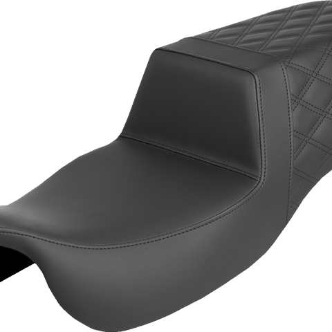 SADDLEMEN Step-Up Seat with Rear Lattice Stitch for FLRT/FLTRT 2015-2025 - Part 815-07-173