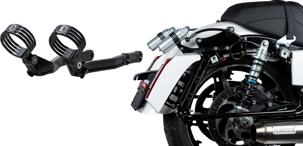 LEGEND SUSPENSION REVO ARC External Reservoir Mounts - Black 1313-0274