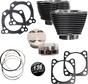S&S CYCLE 136" Cylinder Kit - 4.625" Stroke - Black Granite w/Highlighted Fins - M8 910-0850A