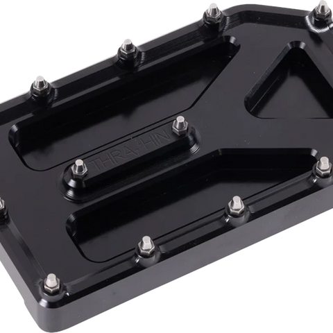 THRASHIN SUPPLY CO. Aggressor Brake Pedal Pad - Black - Touring TSC-2220-1