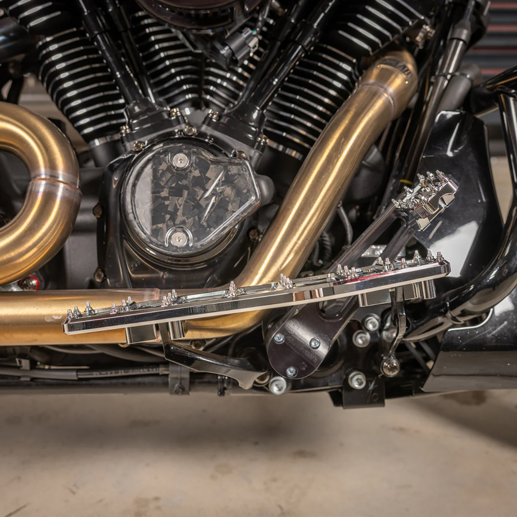 THRASHIN SUPPLY CO. Aggressor Brake Pedal - Chrome - Touring TSC-2221-3