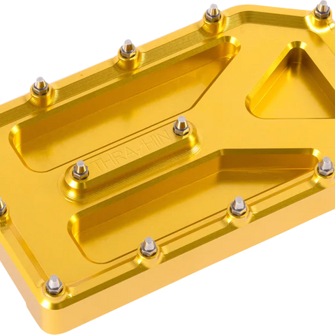 THRASHIN SUPPLY CO. Aggressor Brake Pedal Pad - Gold - Touring TSC-2220-5
