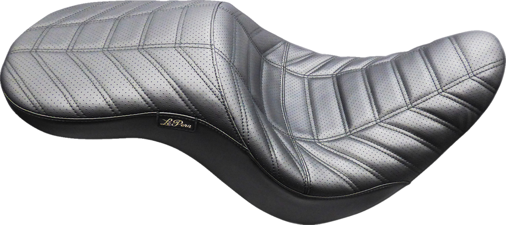 LE PERA Maverick Seat - Track Pleated for FL/FX '18-'25 (Part Number: LYR-910 INDY)