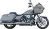 S&S Cycle 2-Into-1 GNX Exhaust System for Touring Bikes, Chrome - Part 550-1168