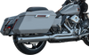 S&S Cycle 2-Into-1 GNX Exhaust System for Touring Bikes, Chrome - Part 550-1168