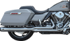 S&S Cycle 2-Into-1 GNX Exhaust System for Touring Bikes, Chrome - Part 550-1168