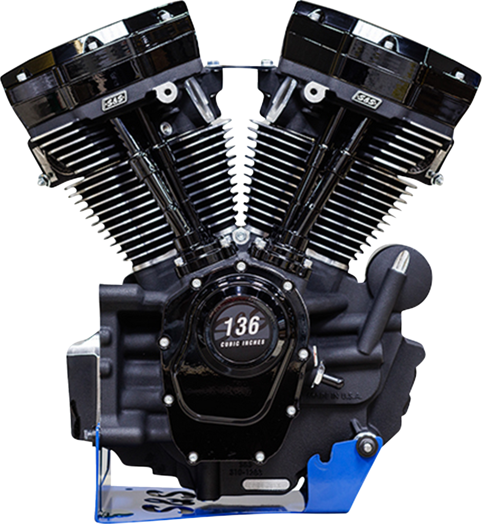 S&S CYCLE MK136 Engine - 550G Camshaft - Oil Cooled - M8 Softail 310-1295