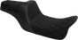 SLYFOX High Noon Seat - Double Diamond - Black Logo - Black Stitch - FLH/FLT '08-'23 4710C-SlyFox