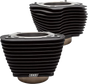 S&S CYCLE Cylinder Set - 4.25" Bore - Unhoned - Wrinkle Black w/o Highlights - M8 498.2