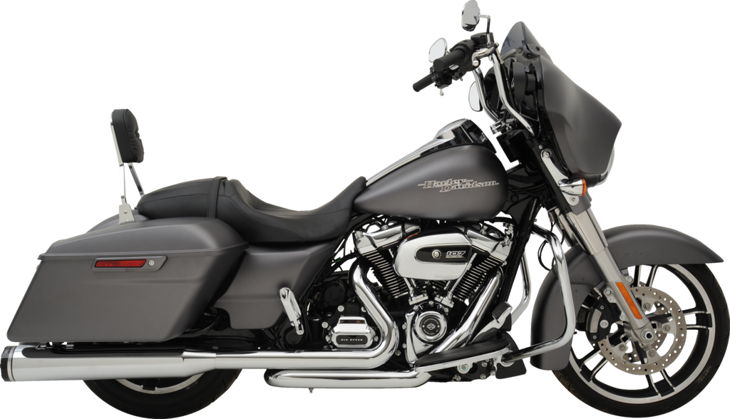 KHROME WERKS 200400A-SR Dominator-SR 2-into-1-into-2 Exhaust System for M8 Touring