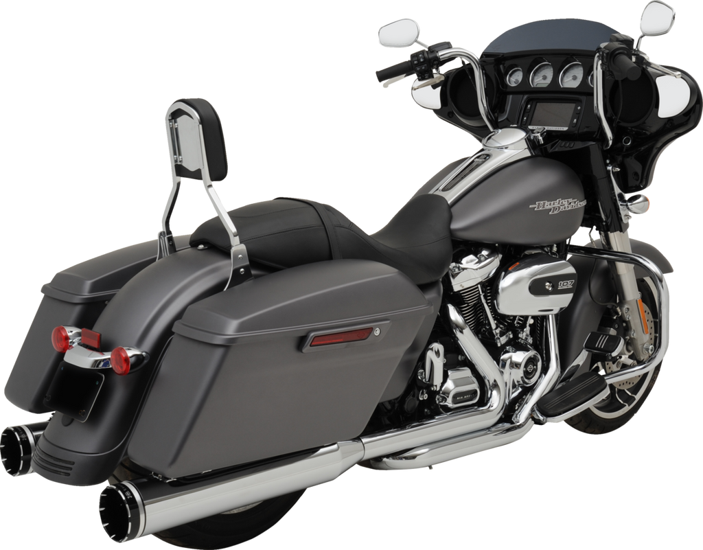 KHROME WERKS 200400A-SR Dominator-SR 2-into-1-into-2 Exhaust System for M8 Touring