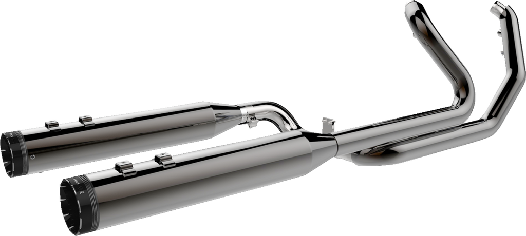 Khrome Werks 201830-SR Dominator-SR 2-Into-1-Into-2 Exhaust System for Twin Cam Touring
