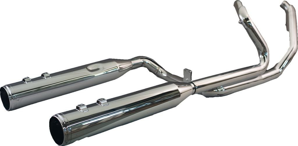 KHROME WERKS 200400A-SR Dominator-SR 2-into-1-into-2 Exhaust System for M8 Touring
