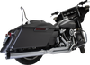 Khrome Werks 200770-SR 2-Into-1 Outlaw-SR Exhaust System for M8 Touring - Chrome Finish