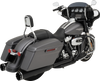 Khrome Werks 200810A-SR Dominator-SR 2-Into-1-Into-2 Exhaust System for M8 Touring - Black Finish
