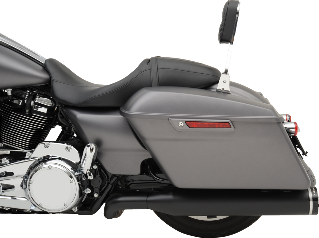 Khrome Werks 200810A-SR Dominator-SR 2-Into-1-Into-2 Exhaust System for M8 Touring - Black Finish