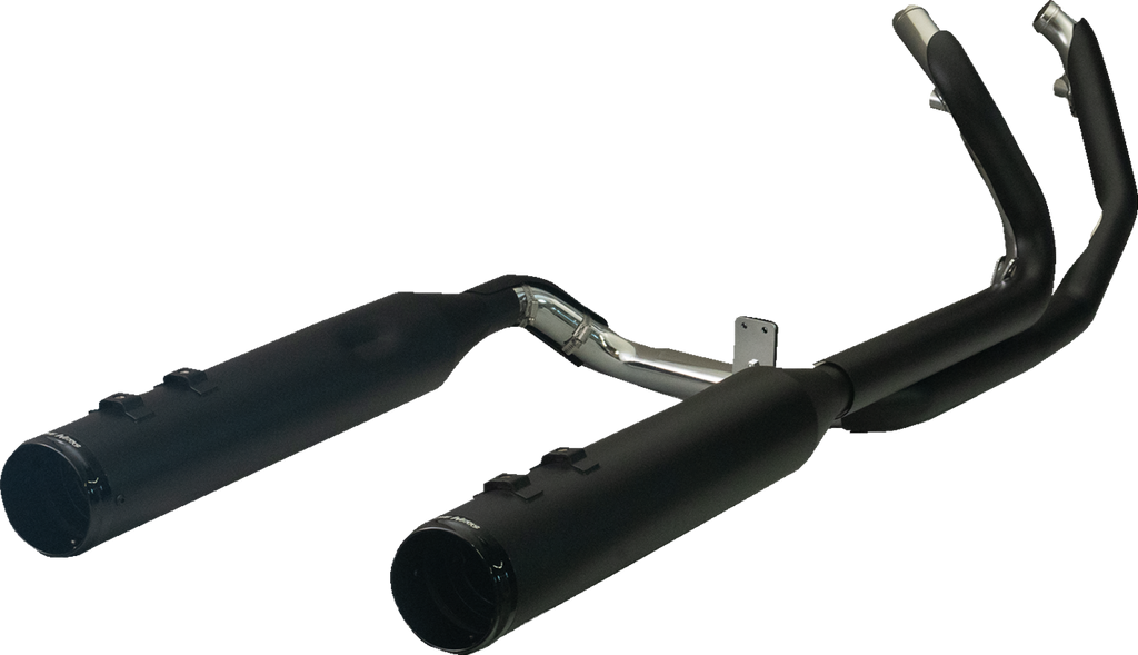 KHROME WERKS 200830-SR Dominator-SR 2-Into-1-Into-2 Exhaust System for Twin Cam Touring Bikes