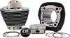 S&S CYCLE 132" High Compression | 136" Big Bore Kit - 4.320" Bore - Black w/o Highlighted Fins - M8 910-1009A