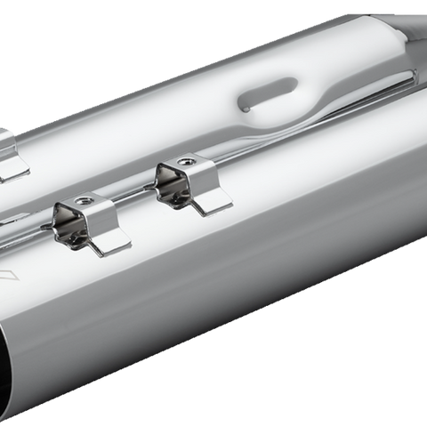 Khrome Werks HP-Plus® Slip-On Mufflers with Straight Cut - 4 Inch Chrome, Part Number 40FST-1011-CHR