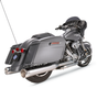 S&S Cycle 4-1/2-Inch MK45 Performance Mufflers with Chrome Thruster Endcaps, 550-0665