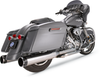 S&S Cycle Mk45 Touring Performance Mufflers, Black Thruster, Part Number 550-0664