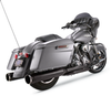 S&S Cycle 4-1/2-Inch MK45 Performance Mufflers, Black Thruster - 550-0666