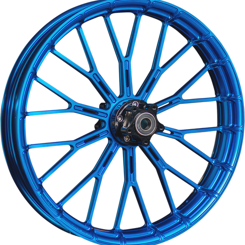 Arlen Ness Y-Spoke Front Rim - Blue Finish - 21x5.5 Inches | Part 330-020