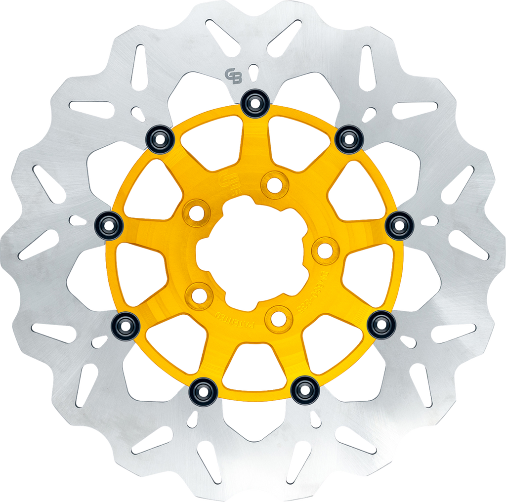 GBRAKES Brake Rotor - Rear - Gold GBDU016