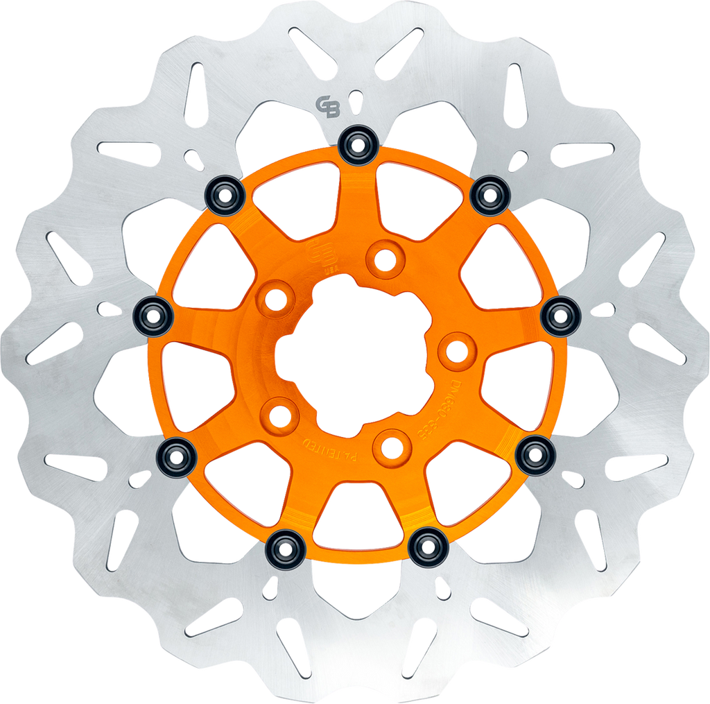 GBRAKES Brake Rotor - Front - Orange GBDU024