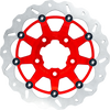 GBRAKES Wave? Brake Rotor - Front - 13" NB - Red GBDU035