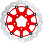 GBRAKES Wave? Brake Rotor - Front - 13" NB - Red GBDU035