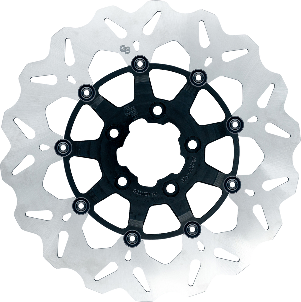 GBRAKES Wave? Brake Rotor - Front - 12.5" - Black GBDU007