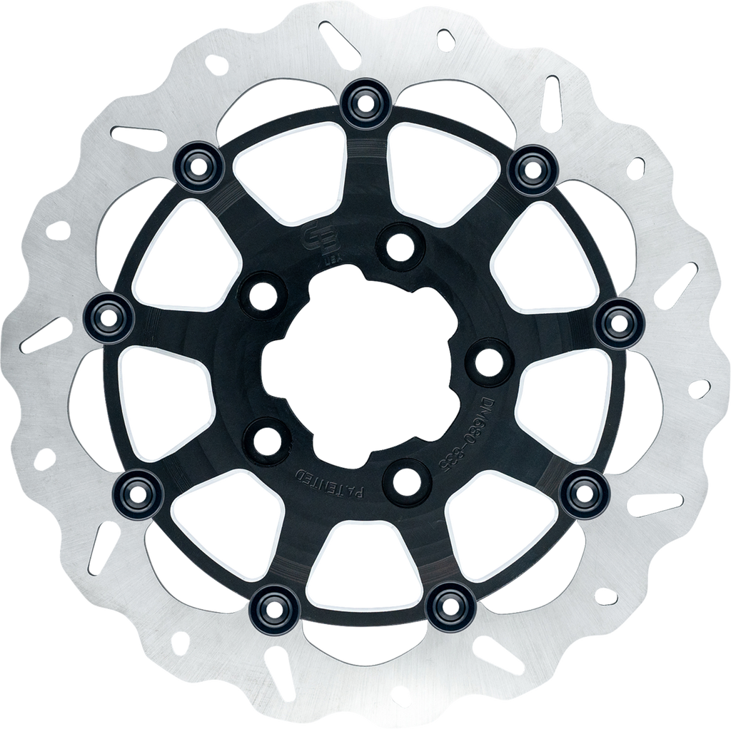 GBRAKES Wave? Brake Rotor - Front - 13" NB - Black GBDU011